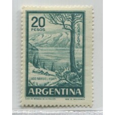 ARGENTINA 1959 GJ 1145B ESTAMPILLA NUEVA CON BISAGRA, GOMA TONALIZADA U$ 25